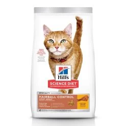 Hill's Science Diet Adult Hairball Control Light Dry Cat Food, 7-lb
