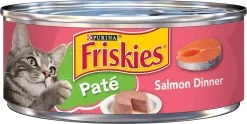 Friskies Pate Salmon Dinner Canned Cat Food, 5.5-oz, Case Of 24 (**)