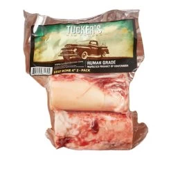 Tucker's Raw Frozen Beef Bones Food For Dogs, 4-in, 2-pack