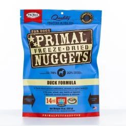 Primal Pet Foods Raw Freeze-Dried Nuggets Duck Formula Dog Food, 14-oz
