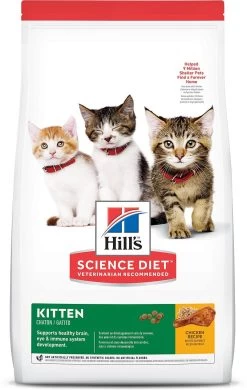 Hill's Science Diet Kitten Healthy Development Chicken Recipe Dry Cat Food, 3.5-lb