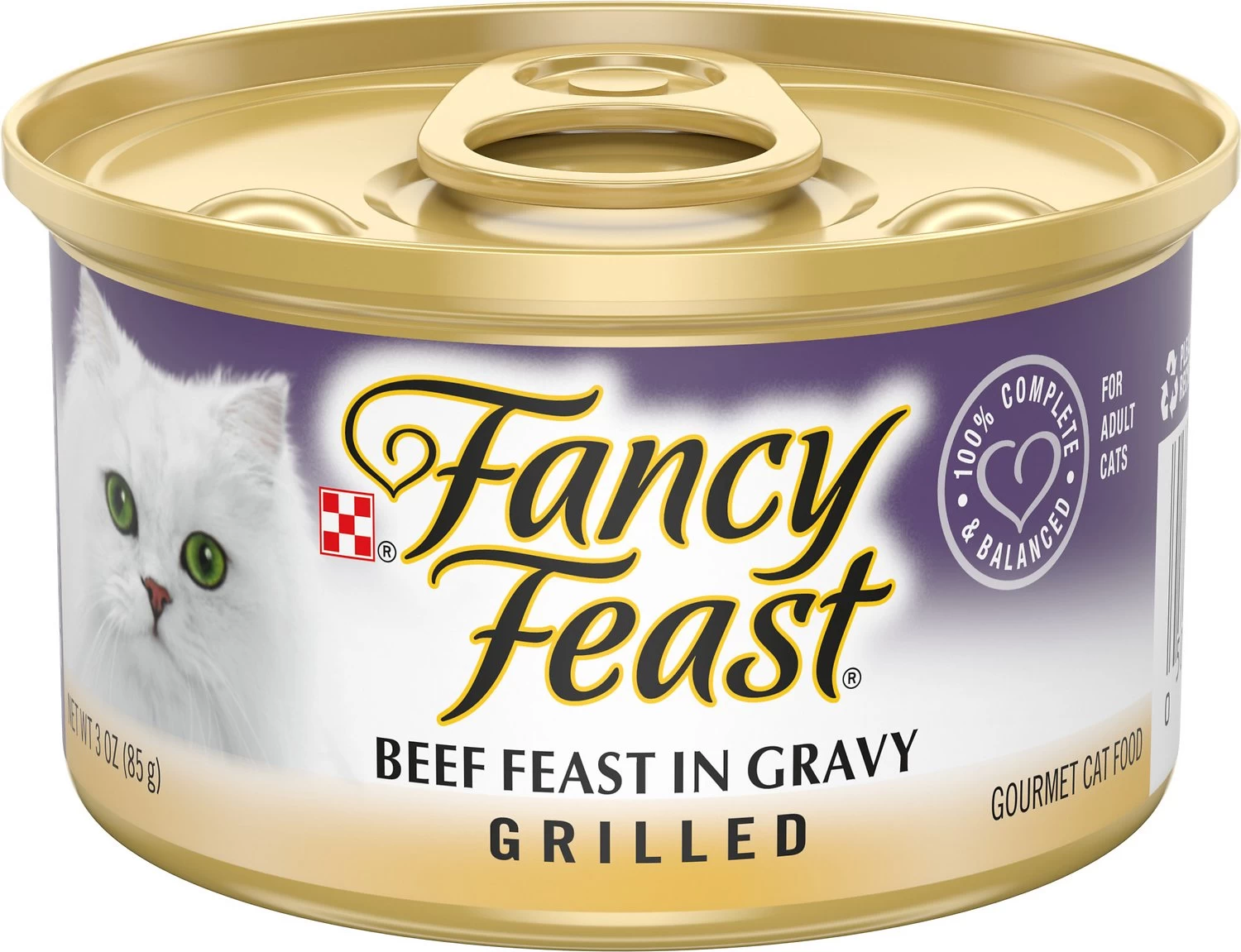 Fancy Feast Grilled Beef Feast In Gravy Canned Cat Food, 3-oz, Case Of 24 (**)