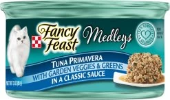 Fancy Feast Medleys Tuna Primavera Canned Cat Food, 3-oz, Case Of 24 (**)