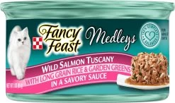 Fancy Feast Medleys Wild Salmon Tuscany Canned Cat Food, 3-oz, Case Of 24 (**)