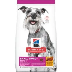Hill's Science Diet Adult 7+ Small Paws Chicken Meal, Barley & Brown Rice Recipe Dry Dog Food, 4.5-lb