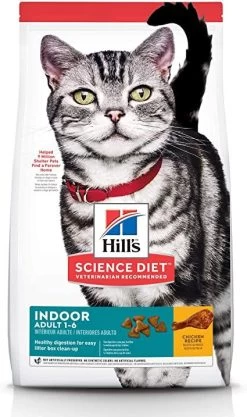 Hill's Science Diet Adult Indoor Cat Dry Cat Food, 3.5-lb
