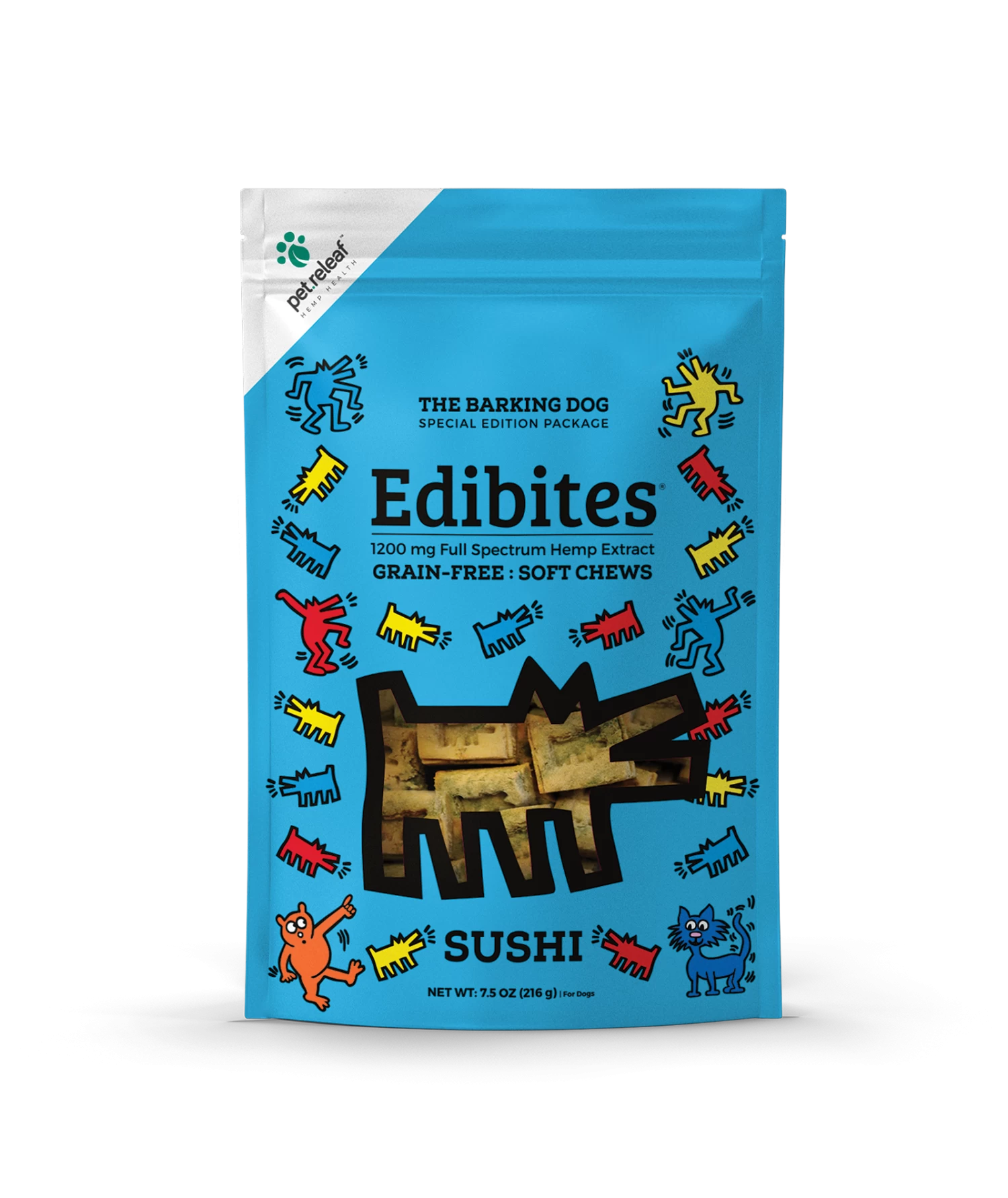 Pet Releaf Edibites Sushi Alternative Supplement For Medium To Large Dogs, 7.5-oz