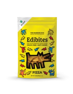 Pet Releaf Edibites Soft Chews Pizza Dog Supplement, 1200mg, 7.5-oz