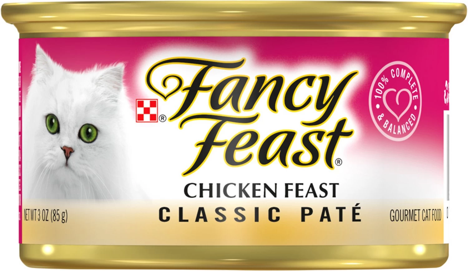 Fancy Feast Classic Chicken Feast Canned Cat Food, 3-oz