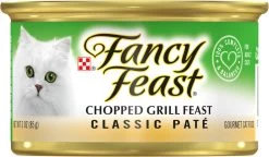 Fancy Feast Classic Chopped Grill Feast Canned Cat Food, 3-oz