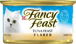 Fancy Feast Flaked Tuna Feast Canned Cat Food, 3-oz