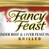 Fancy Feast Grilled Tender Beef & Liver Feast In Gravy Canned Cat Food, 3-oz