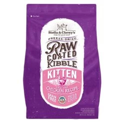 Stella & Chewy's Raw Coated Kibble Cage-Free Chicken Kitten Dry Cat Food, 2.5-lb