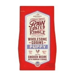 Stella & Chewy's Raw Coated Kibble Wholesome Grains Puppy Chicken Recipe With Pumpkin & Quinoa Dry Dog Food, 3.5-lb