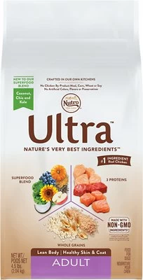 Nutro Ultra Adult Dry Dog Food, 4.5-lb