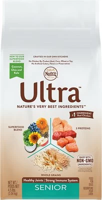 Nutro Ultra Senior Dry Dog Food, 4.5-lb