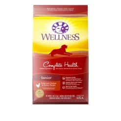 Wellness Complete Health Senior Chicken & Barley Dry Dog Food, 5-lb