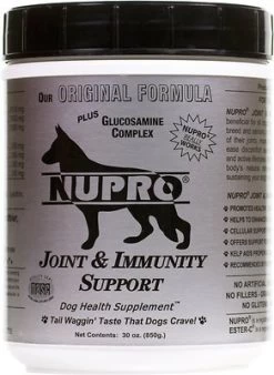 Nupro All Natural Joint & Immunity Support Dog Supplement, 30 Scoops