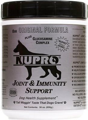 Nupro All Natural Joint & Immunity Support Dog Supplement, 30 Scoops