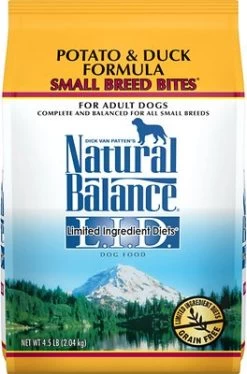 Natural Balance Limited Ingredient Reserve Duck & Potato Recipe Small Breed Grain-Free Dry Dog Food, 4.5-lb (**)