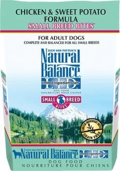 Natural Balance Limited Ingredient Chicken & Sweet Potato Recipe Small Breed Grain-Free Dry Dog Food, 4.5-lb