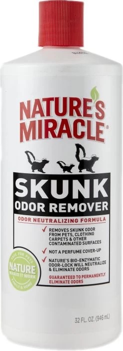 Nature's Miracle Skunk Odor Remover, 32-oz Bottle