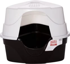 Nature's Miracle Just For Cats Advanced Hooded Corner Cat Litter Box