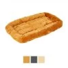 MidWest Quiet Time Fleece Pet Bed & Crate Mat, Cinnamon, 22-in