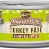 Merrick Purrfect Bistro Grain-Free Turkey Pate Canned Cat Food, 3-oz, Case Of 24 (**)