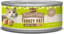 Merrick Purrfect Bistro Grain-Free Turkey Pate Canned Cat Food, 3-oz, Case Of 24 (**)