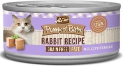 Merrick Purrfect Bistro Grain-Free Rabbit Pate Canned Cat Food, 3-oz, Case Of 24 (**)