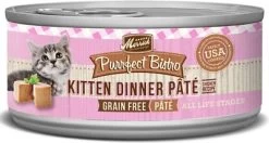 Merrick Purrfect Bistro Grain-Free Kitten Dinner Pate Canned Cat Food, 3-oz, Case Of 24 (**)