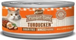 Merrick Purrfect Bistro Grain-Free Turducken Minced In Gravy Canned Cat Food, 3-oz, Case Of 24 (**)