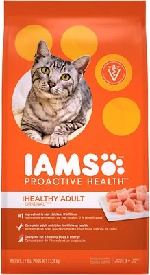 Iams ProActive Health Healthy Adult Original With Chicken Dry Cat Food, 7-lb