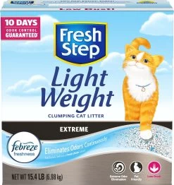 Fresh Step Lightweight Extreme Cat Litter, 15.4-lb Box