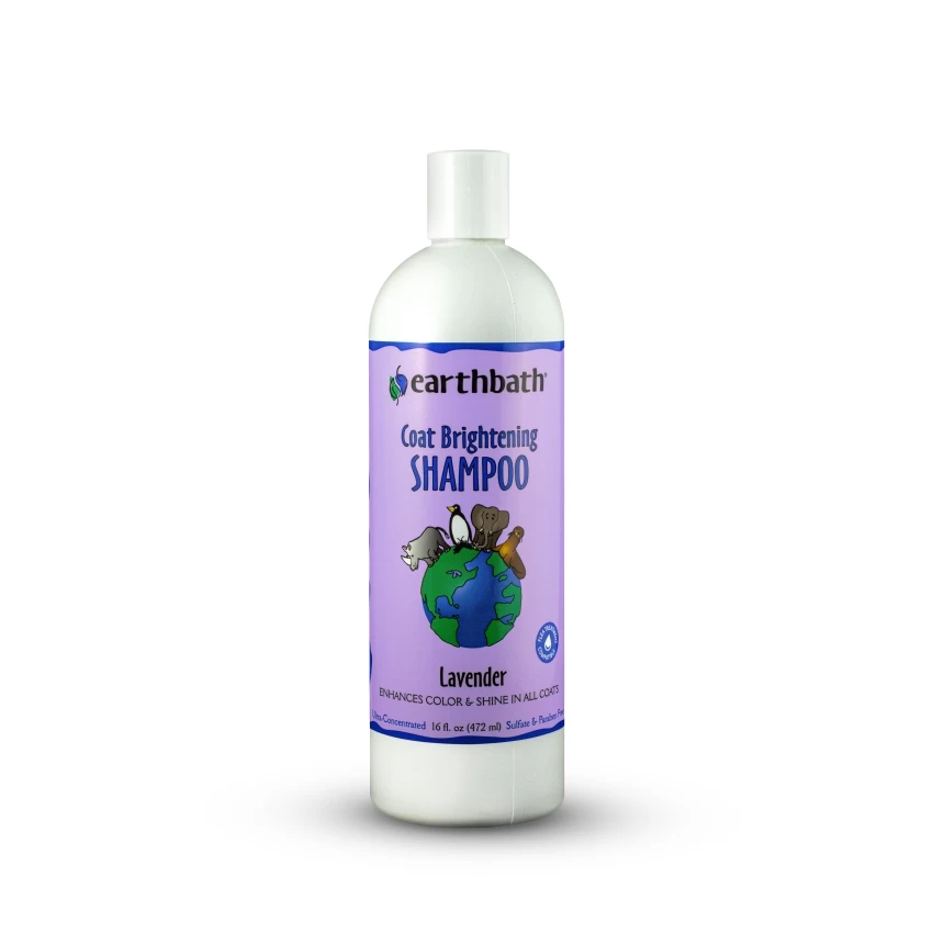 Earthbath Coat Brightening Shampoo For Dogs & Cats, Lavender, 16-oz