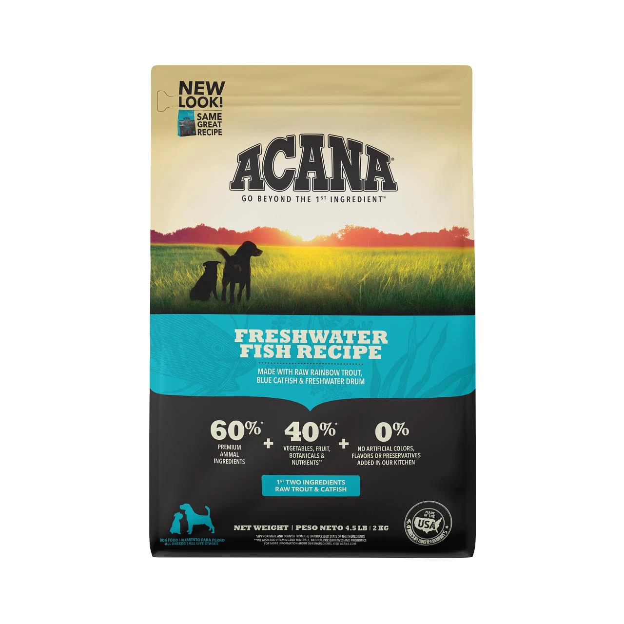 ACANA Freshwater Fish Grain-Free Dry Dog Food, 4.5-lb