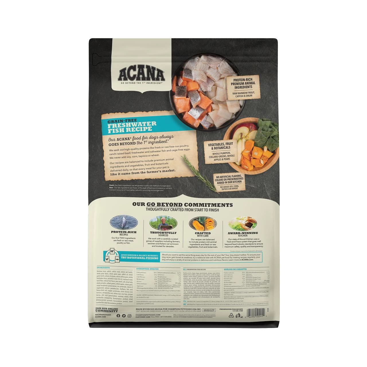 ACANA Freshwater Fish Grain-Free Dry Dog Food, 4.5-lb - Image 2