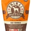 Primal Pet Foods Raw Frozen Patties Beef Formula Dog Food, 6-lb