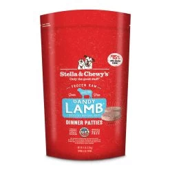 Stella & Chewy's Dandy Lamb 8-oz Dinner Patties Grain-Free Raw Frozen Dog Food, 6-lb