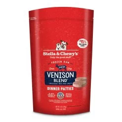 Stella & Chewy's Venison Blend 8z Dinner Patties Grain-Free Raw Frozen Dog Food, 6-lb