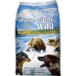 Taste Of The Wild Pacific Stream With Smoked Salmon Grain-Free Adult Dry Dog Food, 5-lb