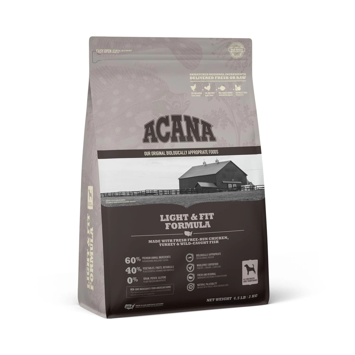 ACANA Light & Fit Grain-Free Dry Dog Food, 4.5-lb - Image 3