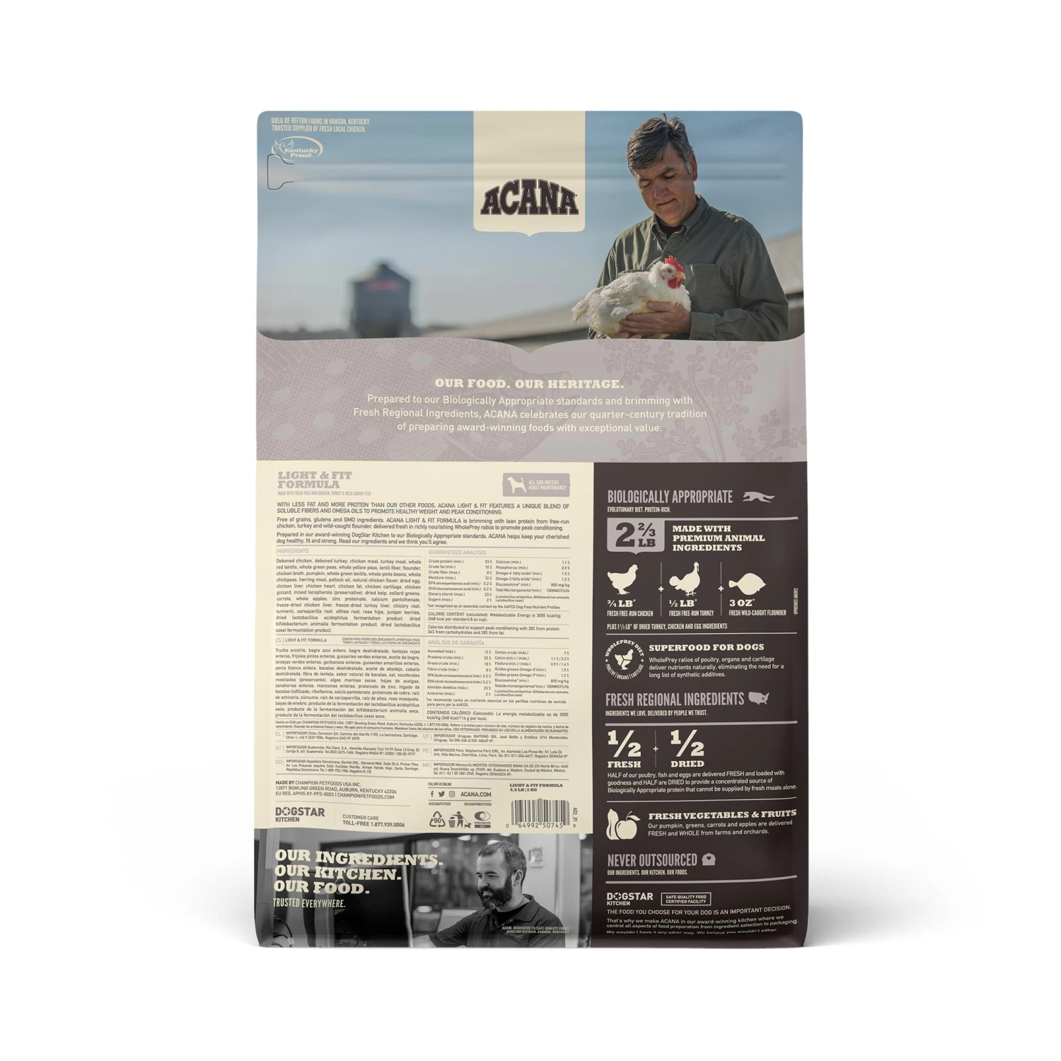 ACANA Light & Fit Grain-Free Dry Dog Food, 4.5-lb - Image 4