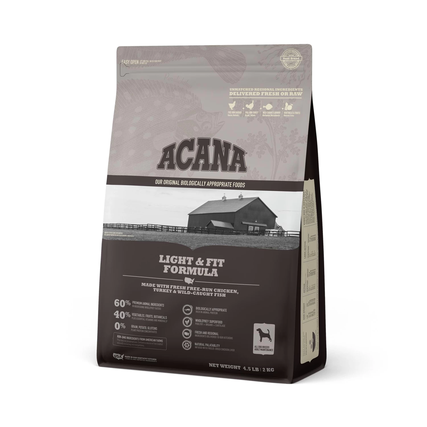 ACANA Light & Fit Grain-Free Dry Dog Food, 4.5-lb - Image 2