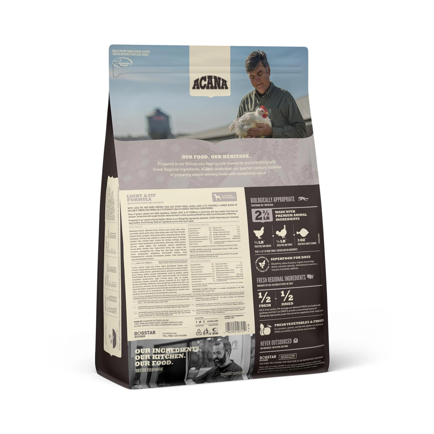 ACANA Light & Fit Grain-Free Dry Dog Food, 4.5-lb - Image 6