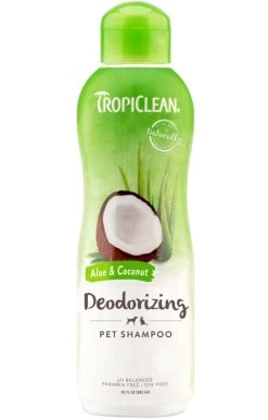 Tropiclean Aloe & Coconut Deodorizing Pet Shampoo, 20-oz