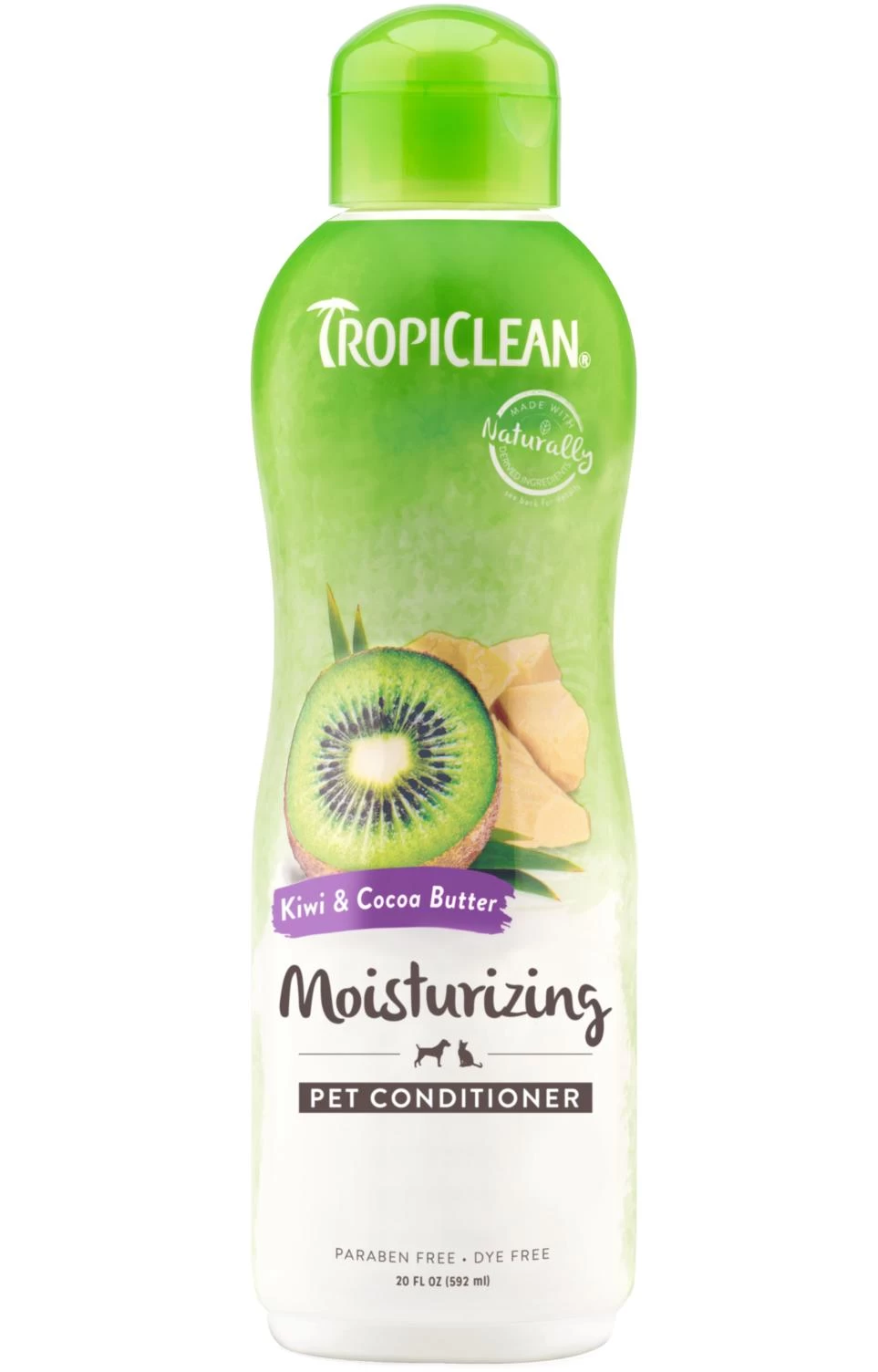 Tropiclean Kiwi & Cocoa Butter Pet Conditioner, 20-oz