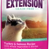 Health Extension Grain Free Turkey & Salmon Recipe Dry Cat Food, 4-lb (**)