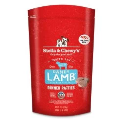 Stella & Chewy's Dandy Lamb Dinner Patties Frozen Dog Food, 12-lb